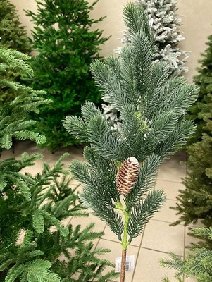 Ветка новогодняя Geliu sala Еловая с шишкой / LX20-1297 