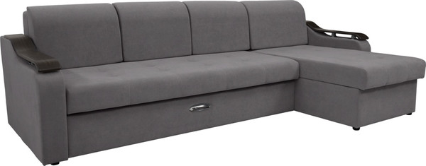 Диван угловой Сириус Лидер-4 с оттоманкой НПБ 300x165 - фото