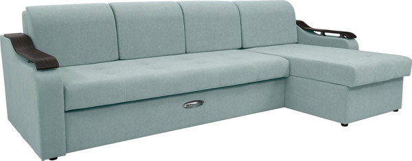 Диван угловой Сириус Лидер-4 с оттоманкой НПБ 300x165 - фото