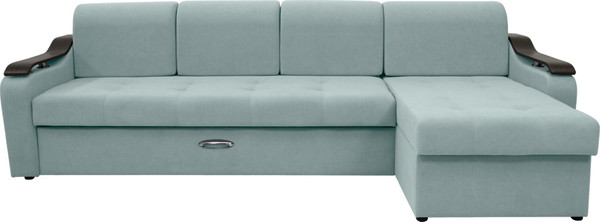 Диван угловой Сириус Лидер-4 с оттоманкой НПБ 300x165