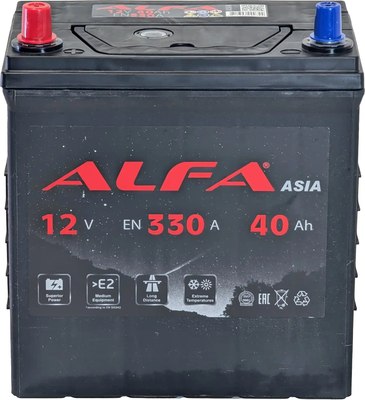 Автомобильный аккумулятор ALFA battery Asia JL 330A