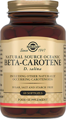 Пищевая добавка Solgar Бета-каротин из океанической водоросли D.Salina - фото