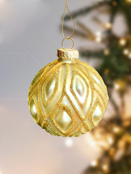 Шар новогодний GreenTerra 0195-38