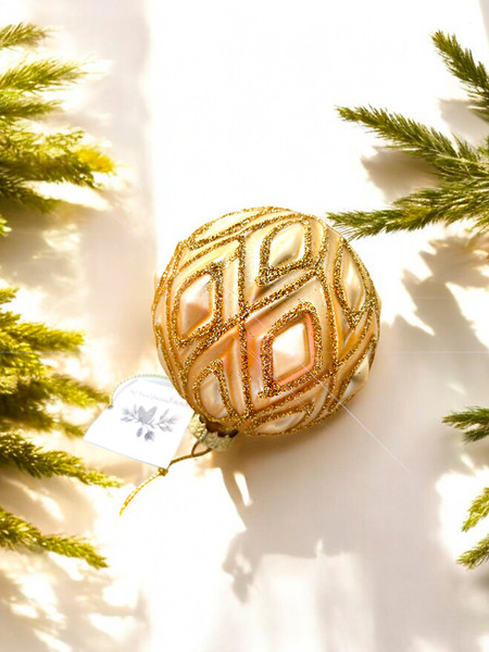 Шар новогодний GreenTerra 0195-38