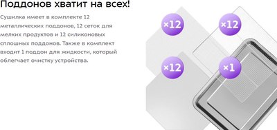 Сушилка для овощей и фруктов Kitfort КТ-4918