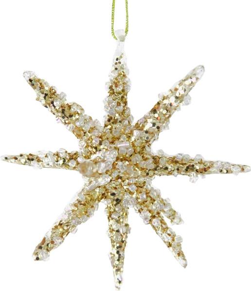 Елочная игрушка GreenTerra Звезда / 5667 - фото