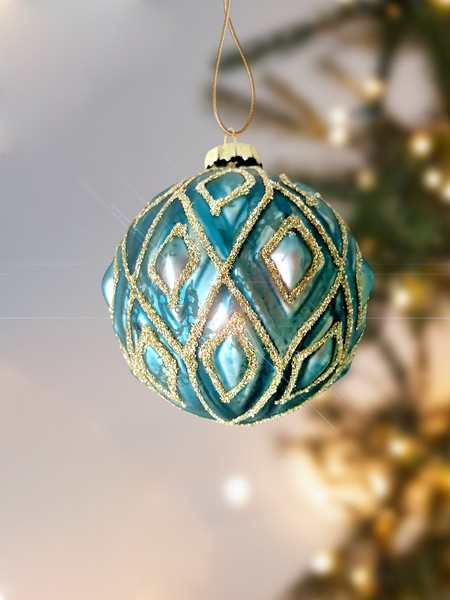 Шар новогодний GreenTerra 5684-19