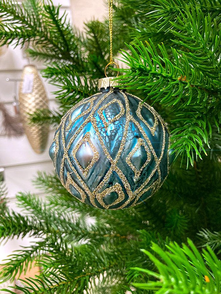 Шар новогодний GreenTerra 5684-19