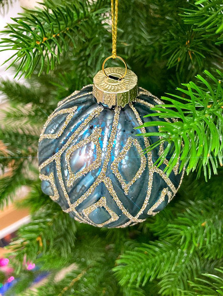 Шар новогодний GreenTerra 5684-19