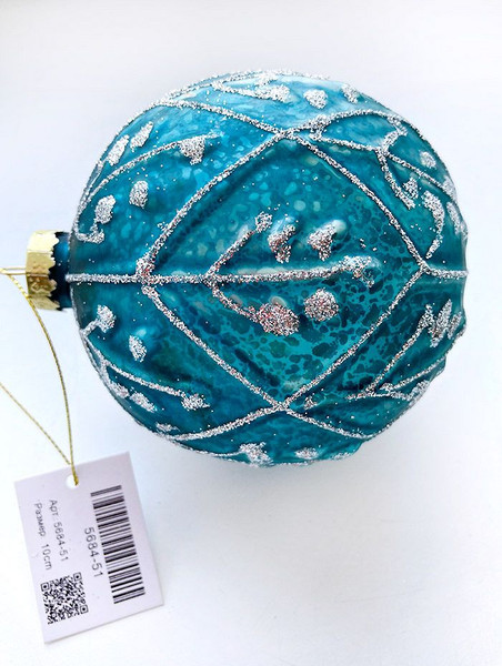 Шар новогодний GreenTerra 5684-51