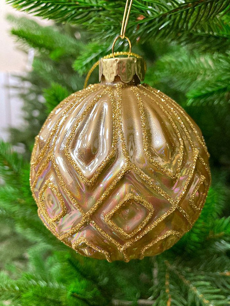 Шар новогодний GreenTerra 5703-3