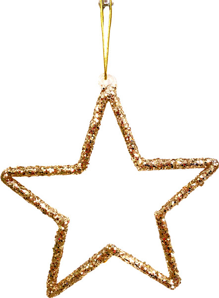 Елочная игрушка GreenTerra Звезда / 5716 - фото