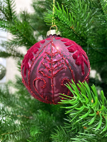 Шар новогодний GreenTerra 5949-4