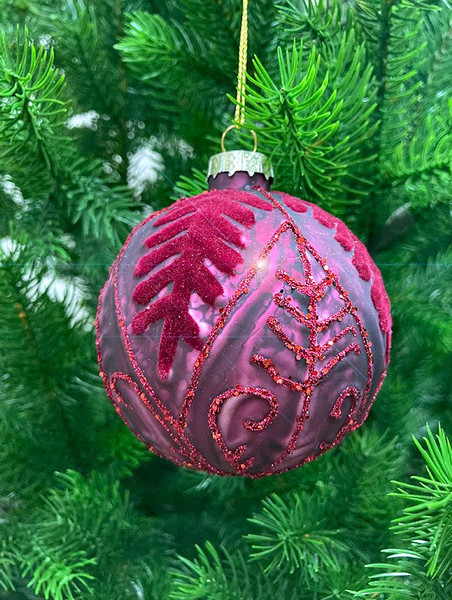 Шар новогодний GreenTerra 5949-4