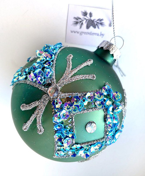 Шар новогодний GreenTerra 5969-19