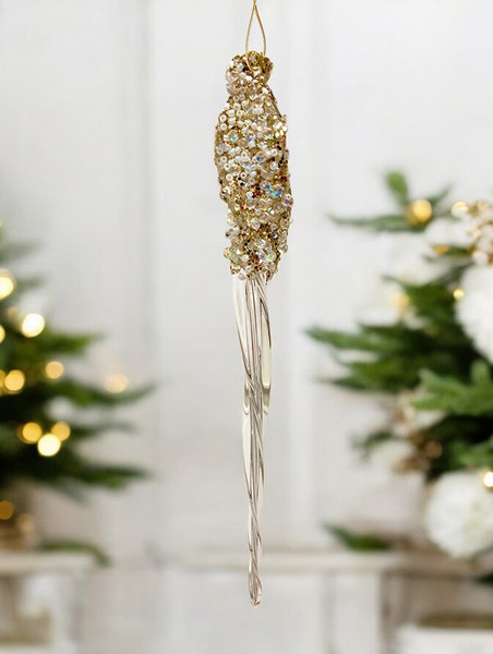 Елочная игрушка GreenTerra Сосулька / 6130