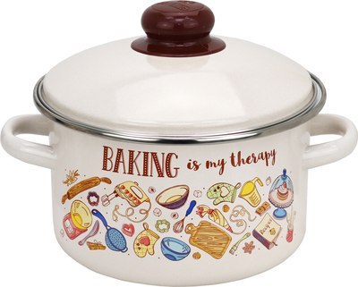 Кастрюля Эмаль Выпечка 33-1610/4М - фото