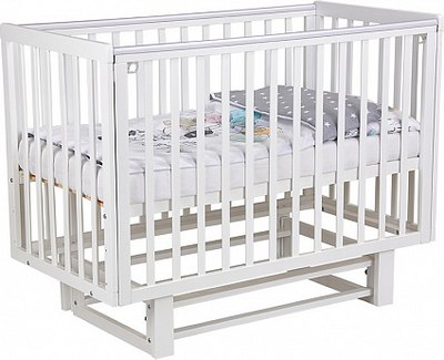 Детская кроватка Polini Kids Simple 341 с маятником / 0003167-04 - фото