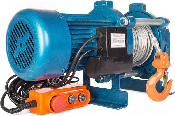Лебедка электрическая TOR ЛЭК-300 E21 (KCD) 300кг 220В с канатом 70м (T) 1026405 - фото