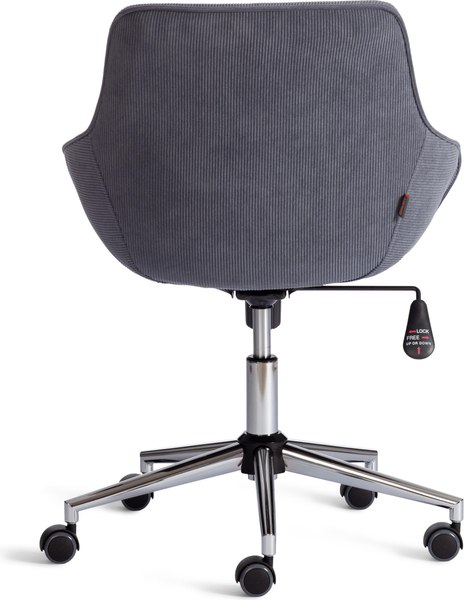 Кресло офисное Tetchair Dublin хром/вельвет