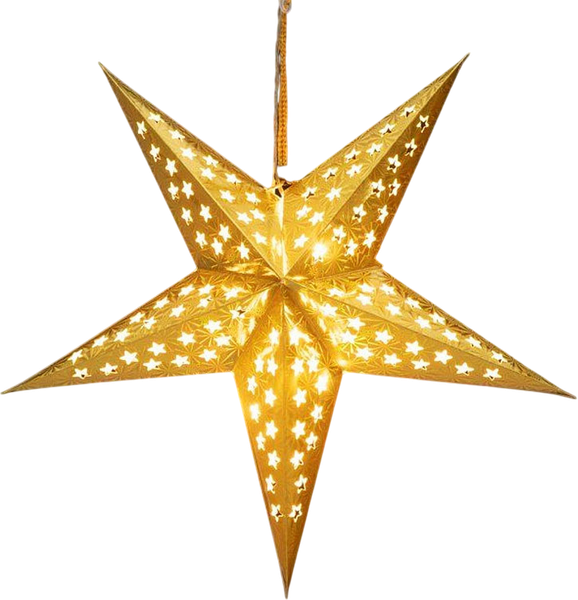 Елочная игрушка MONAMI Рождественская звезда GO-30 - фото