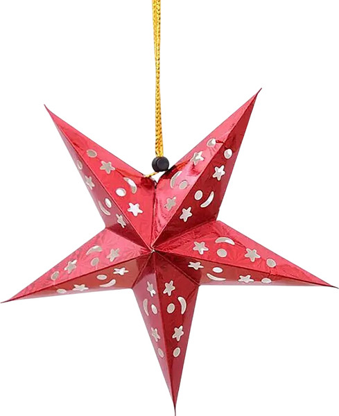 Елочная игрушка MONAMI Рождественская звезда / ST-60 - фото