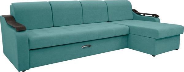 Диван угловой Сириус Лидер-4 с оттоманкой НПБ 300x165 - фото