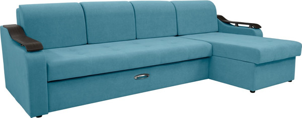 Диван угловой Сириус Лидер-4 с оттоманкой НПБ 300x165 - фото