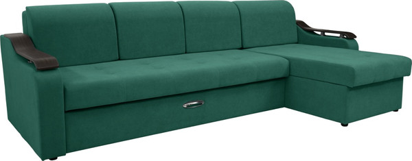 Диван угловой Сириус Лидер-4 с оттоманкой НПБ 300x165 - фото