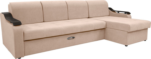 Диван угловой Сириус Лидер-4 с оттоманкой НПБ 300x165 - фото