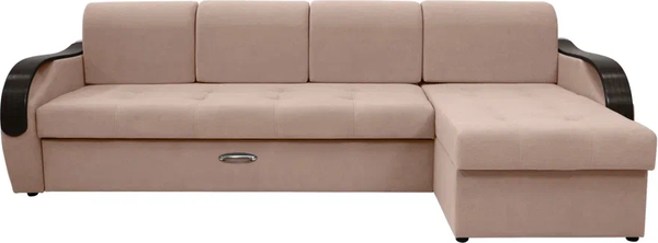 Диван угловой Сириус Лидер-6 с оттоманкой ППУ 300x165