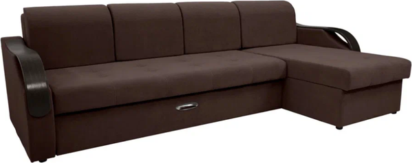 Диван угловой Сириус Лидер-6 с оттоманкой ППУ 300x165 - фото