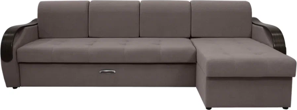 Диван угловой Сириус Лидер-6 с оттоманкой ППУ 300x165