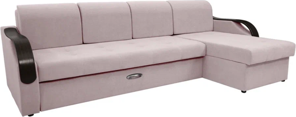 Диван угловой Сириус Лидер-6 с оттоманкой ППУ 300x165 - фото