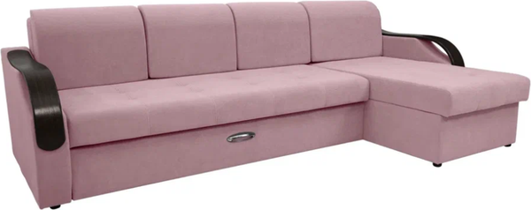 Диван угловой Сириус Лидер-6 с оттоманкой ППУ 300x165 - фото