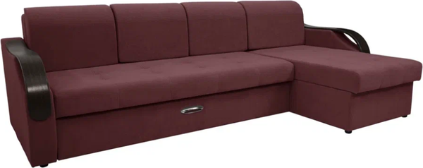 Диван угловой Сириус Лидер-6 с оттоманкой ППУ 300x165 - фото