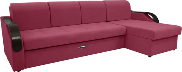 Диван угловой Сириус Лидер-6 с оттоманкой ППУ 300x165 - фото