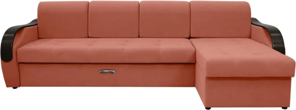 Диван угловой Сириус Лидер-6 с оттоманкой ППУ 300x165