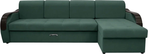 Диван угловой Сириус Лидер-6 с оттоманкой ППУ 300x165