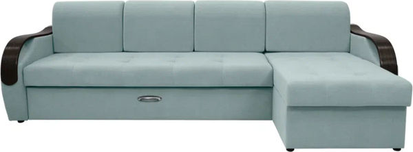 Диван угловой Сириус Лидер-6 с оттоманкой ППУ 300x165