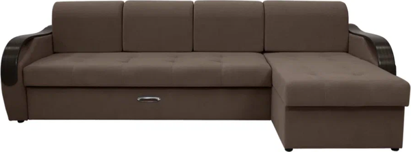 Диван угловой Сириус Лидер-6 с оттоманкой ППУ 300x165