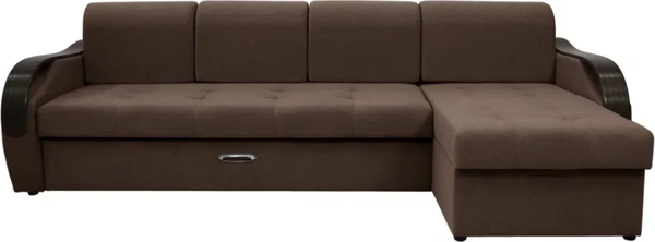 Диван угловой Сириус Лидер-6 с оттоманкой ППУ 300x165