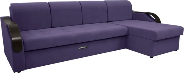 Диван угловой Сириус Лидер-6 с оттоманкой ППУ 300x165 - фото