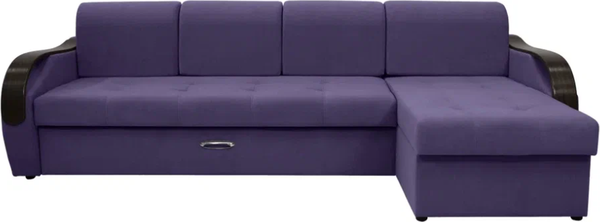 Диван угловой Сириус Лидер-6 с оттоманкой ППУ 300x165