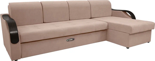 Диван угловой Сириус Лидер-6 с оттоманкой НПБ 300x165 - фото