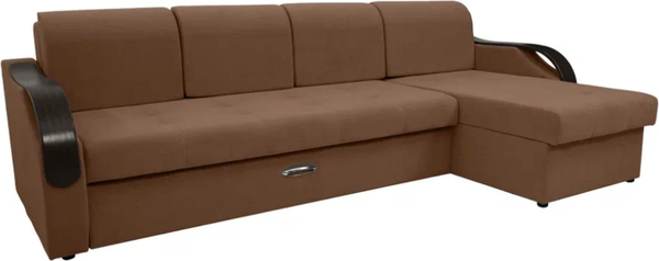 Диван угловой Сириус Лидер-6 с оттоманкой НПБ 300x165 - фото