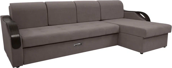 Диван угловой Сириус Лидер-6 с оттоманкой НПБ 300x165 - фото