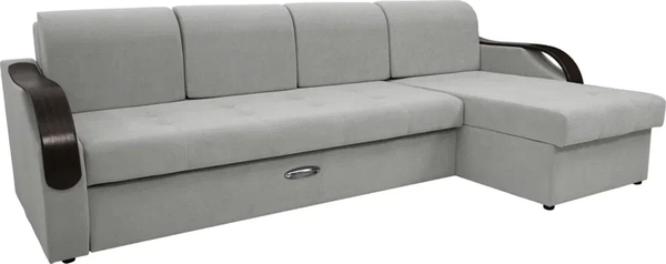 Диван угловой Сириус Лидер-6 с оттоманкой НПБ 300x165 - фото