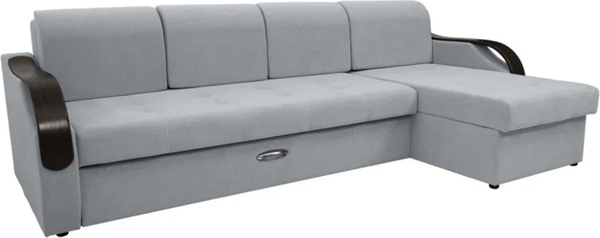 Диван угловой Сириус Лидер-6 с оттоманкой НПБ 300x165 - фото