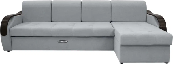 Диван угловой Сириус Лидер-6 с оттоманкой НПБ 300x165